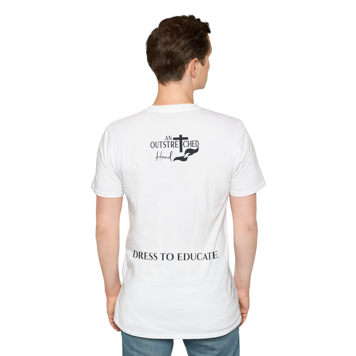 UMT7 T-shirt — Dress to educate — English