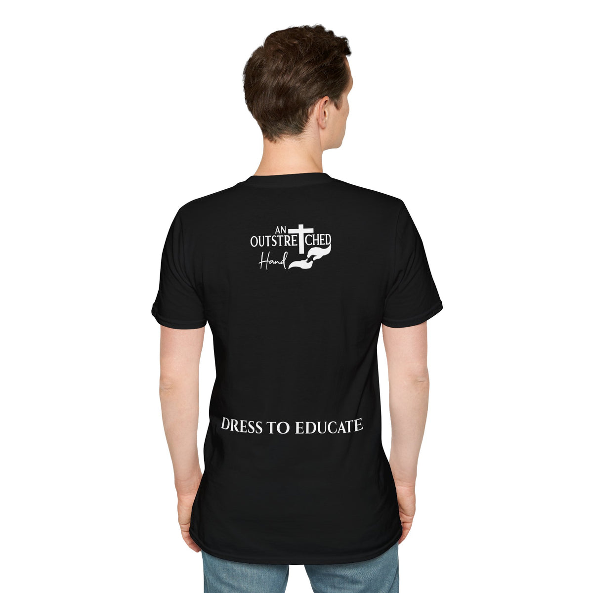 UMT7 T-shirt — Dress to educate — English