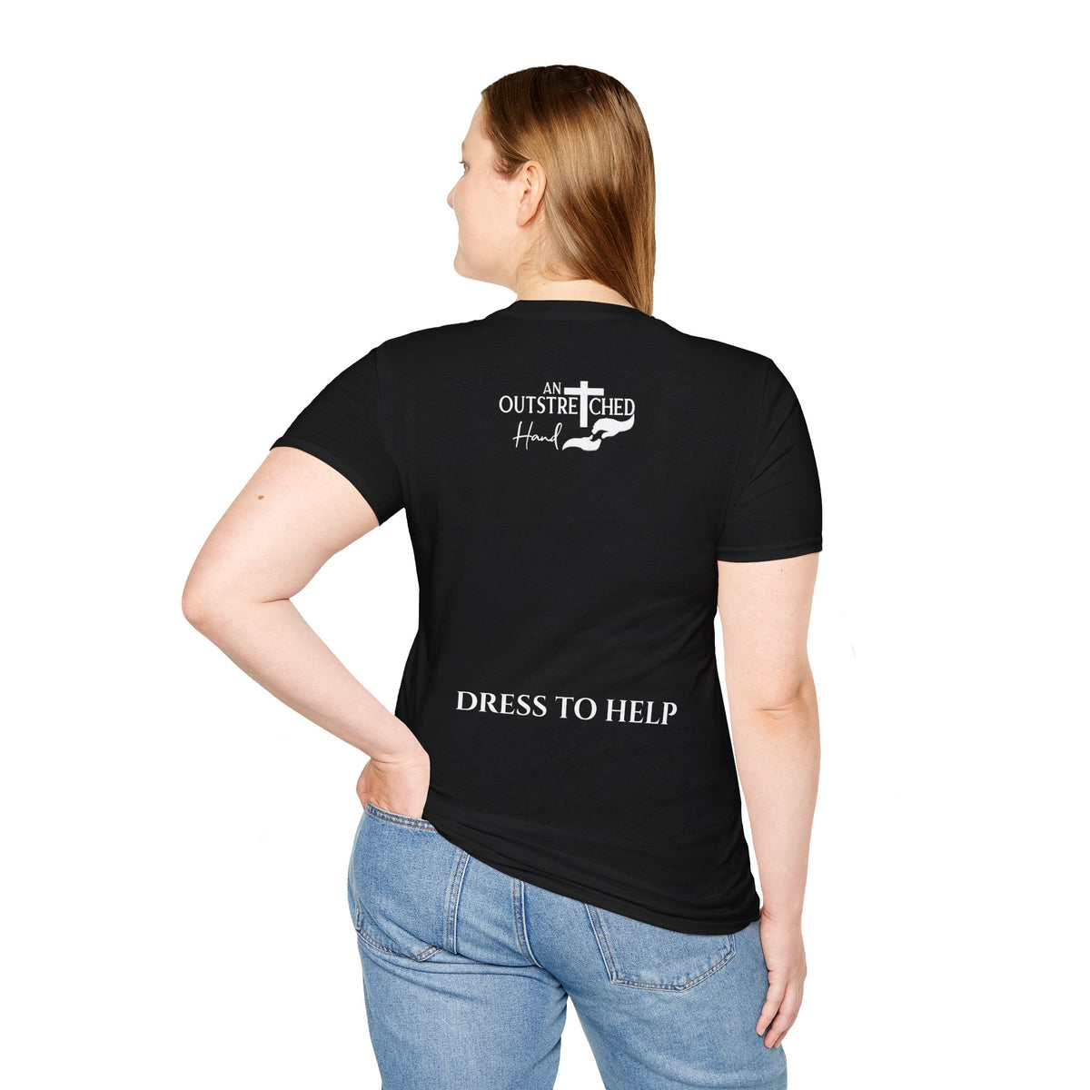 UMT7 T-shirt — Dress to help — English