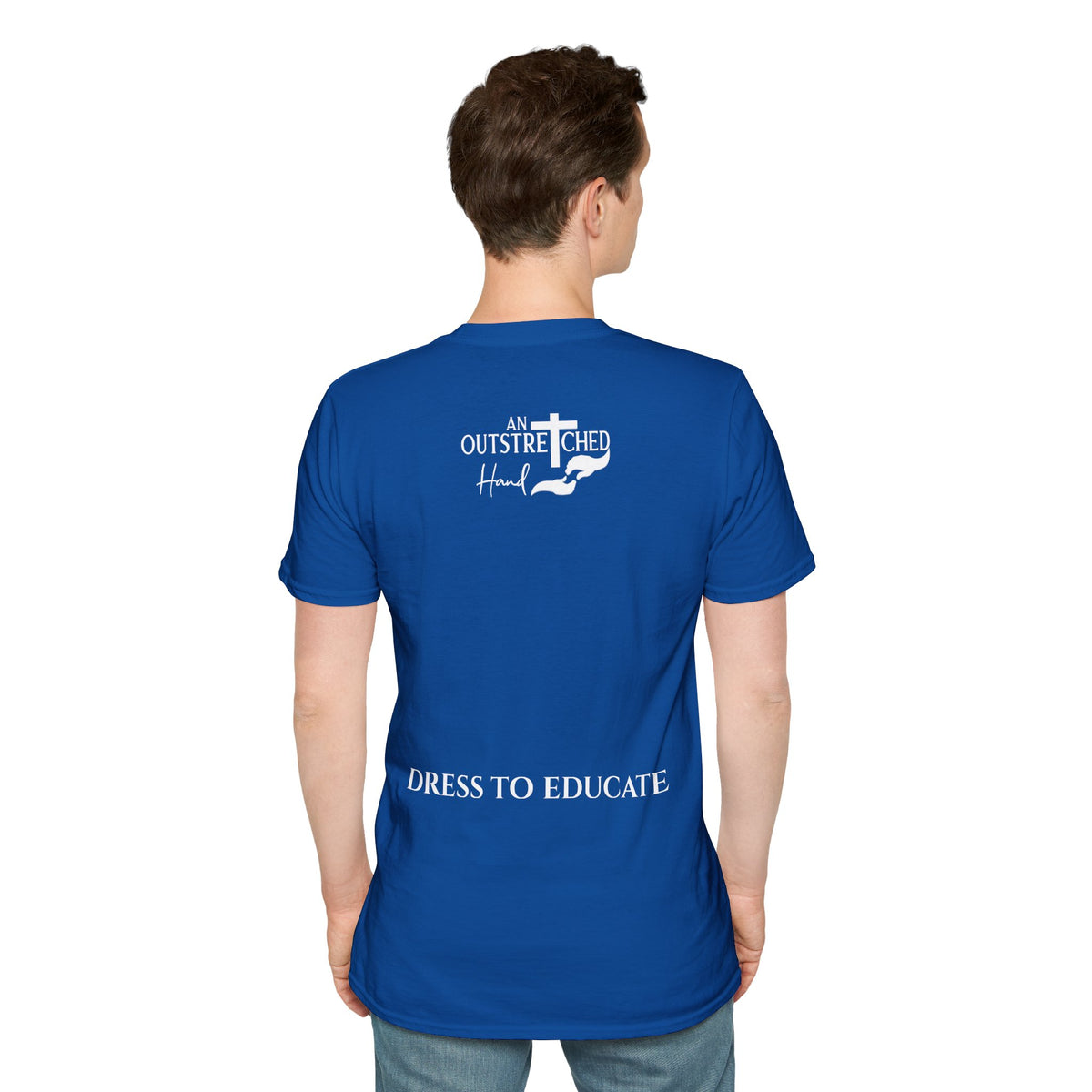 UMT7 T-shirt — Dress to educate — English